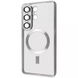 Чохол WAVE Metal Color MagSafe для Samsung Galaxy S26 Ultra Прозорий/Silver