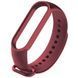 Ремінець Silicone для Xiaomi Mi Band 3/4 Бордовий / Maroon 58796