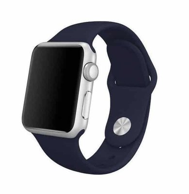 Ремінець Silicone для Apple Watch 38/40/SE 40/41 mm Navy Blue 40006