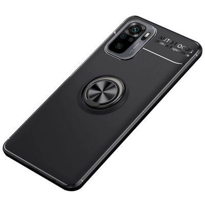 Чехол Din Color Magnet Ring для Xiaomi Redmi Note 10 / Note 10s / Poco M5s Черный 54847