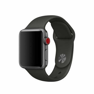 Ремешок Silicone для Apple Watch 42/44/45/49 mm Black 38741