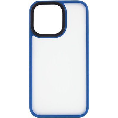 Чохол Metal Buttons для Iphone 15 Блакитний 81755