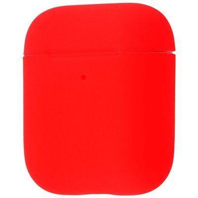 Чохол Silicone Slim для Apple Airpods 1/2 Red 43364