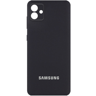 Чохол Silicone Full Camera AA для Samsung Galaxy A04 Чорний / Black 66779