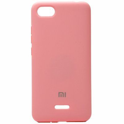 Чехол Silicone Cover для Xiaomi Redmi 6A Розовый 35084