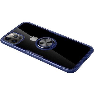 Чохол Din Crystal Magnet Ring для Iphone 13 Pro Max Синій 60687