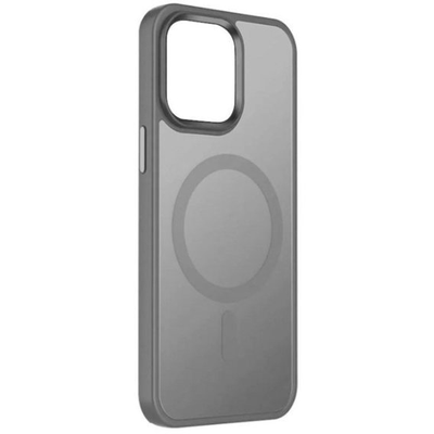 Чохол PHIBR Metal Buttons MagSafe для Iphone 15 Pro Max Gray 81805