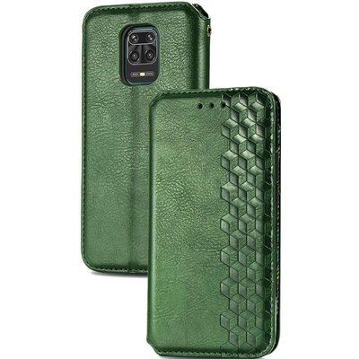Чохол-книжка ETMA Cub для Xiaomi Redmi Note 9s / Note 9 Pro / Note 9 Pro Max Зелений 45927
