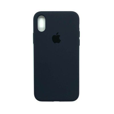 Чехол Silicone Case 360 для Iphone X / XS Темный синий 36127