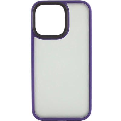 Чехол Metal Buttons для Iphone 13 Pro Max Темно-Фиолетовый 69040