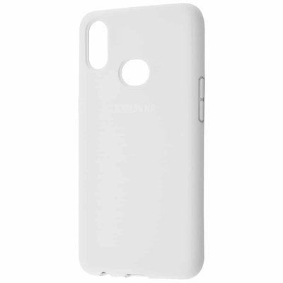 Чохол Silicone Cover для Samsung Galaxy A10s 2019 A107 Білий / White 39151