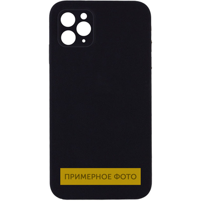 Чехол Silicone Lakshmi Full Camera для Apple iPhone 13 Черный / Black 63009