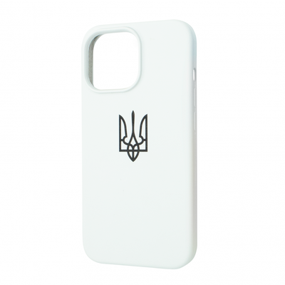 Чехол патриотический Silicone Case для Iphone 12 Pro Max Белый 68789