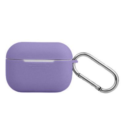 Чохол Silicone Slim з карабіном для Apple Airpods Pro 2 Purple 82277