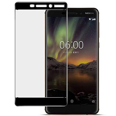 Защитное стекло Full Cover для Nokia 6.1 Black 34386