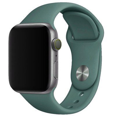 Ремешок Silicone для Apple Watch 42/44/45/49 mm Зеленый / Pine green 50603