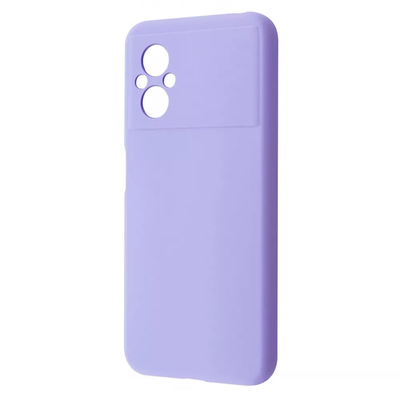 Чехол WAVE Colorful с микрофиброй для Xiaomi Poco M5 Light purple 68889