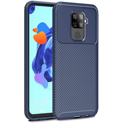 Чехол Kaisy Сarbon для Huawei Mate 30 Lite Blue 56696