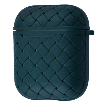 Чехол Weaving TPU для Apple Airpods 1 / 2 Forest Green 59077