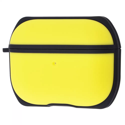 Чохол WIWU Hard Protective з карабіном для AirPods Pro Yellow / Black 60836
