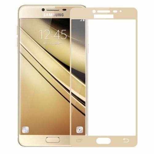 Защитное стекло Full Cover Samsung Galaxy J5 2015 J500 Gold 36179