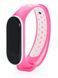 Ремінець Silicone для Xiaomi Mi Band 3/4 Sport White / Rose 37788 3