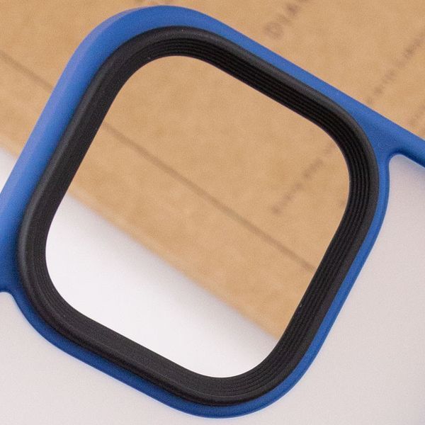 Чехол Metal Buttons для Iphone 15 Голубой 81755