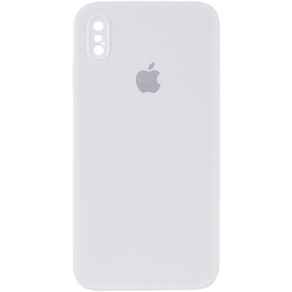 Чехол Silicone Case Square для Iphone X / XS Black 60737