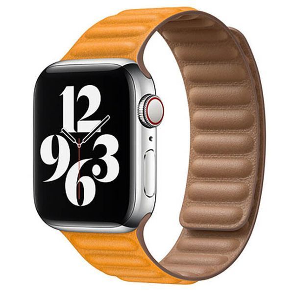 Ремінець Leather Link для Apple Watch 38/40/SE 40/41 mm Чорний / Black 60214