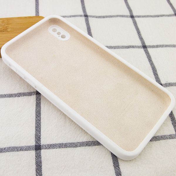 Чехол Silicone Case Square для Iphone X / XS Black 60737