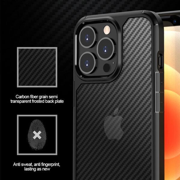 Чохол Line під карбон для Iphone 15 Pro Чорний 81171