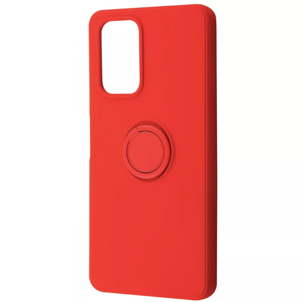 Чехол WAVE Light Color Magnet Ring для Xiaomi 11T / 11T Pro Красный / Red 60006