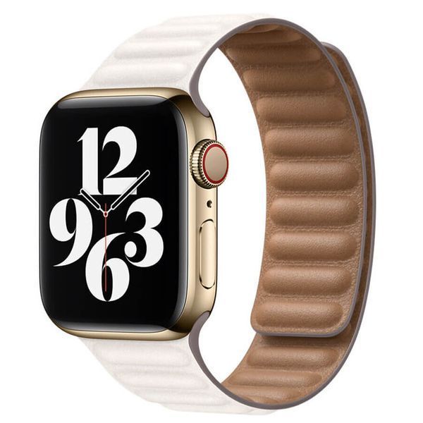 Ремінець Leather Link для Apple Watch 38/40/SE 40/41 mm Чорний / Black 60214