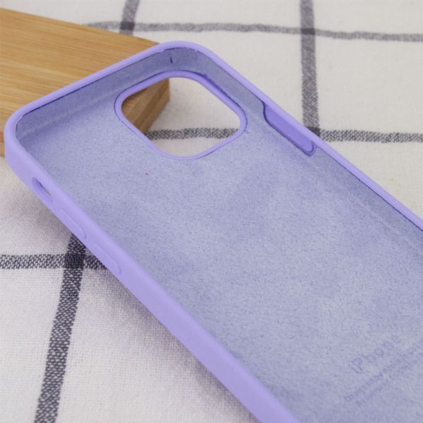 Чохол Silicone Case для Iphone 13 Pro Бузковий / Dasheen 58697