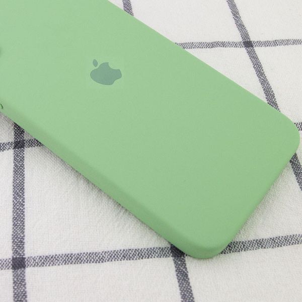 Чохол Silicone Case Square для Iphone 11 М'ятний / Mint 53283