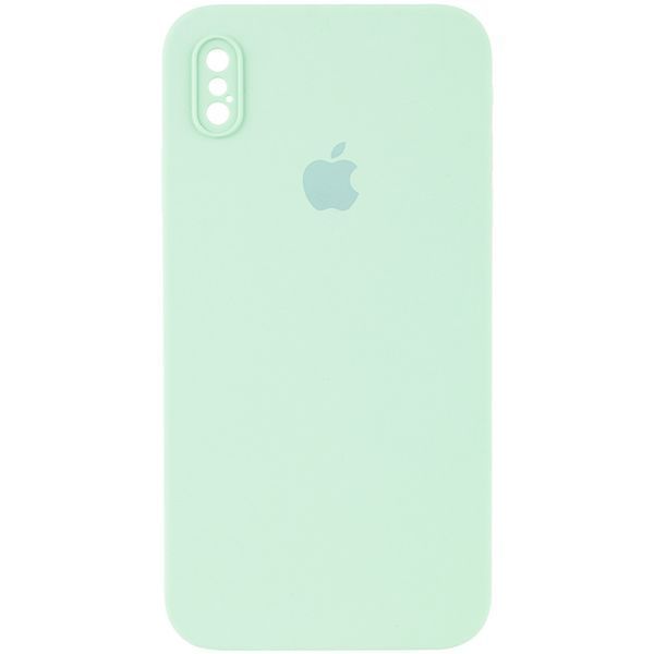 Чехол Silicone Case Square для Iphone X / XS Black 60737