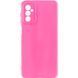 Чехол Silicone Cover Lakshmi AAA Full для Samsung Galaxy A24 Розовый / Barbie pink 70439