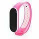 Ремінець Silicone для Xiaomi Mi Band 3/4 Sport White / Rose 37788 1