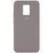Чехол Silicone Cover для Xiaomi Redmi Note 9s / Note 9 Pro / Note 9 Pro Max Серый / Grey 42343