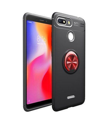 Чохол Din Color Magnet Ring для Xiaomi Redmi 6 / Redmi 6A Red 30538