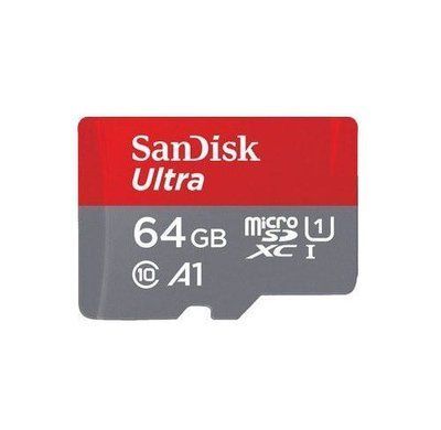 Карта пам'яті SanDisk MicroSD 64GB Class HC-I 10 A1 Black / Red 37865