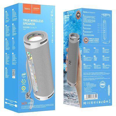 Портативна Bluetooth колонка Hoco HC9 Dazzling pulse sports Grey 83768