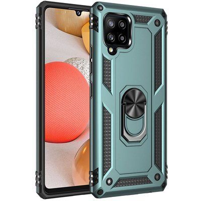 Протиударний чохол Serg Magnet Ring для Samsung Galaxy A22 / M32 / M22 Зелений 59024