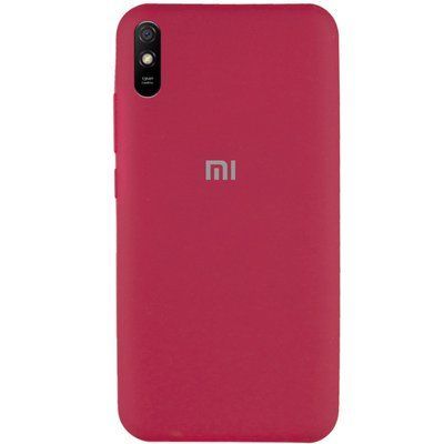 Чохол Silicone Cover для Xiaomi Redmi 9A Червоний / Rose Red 46129