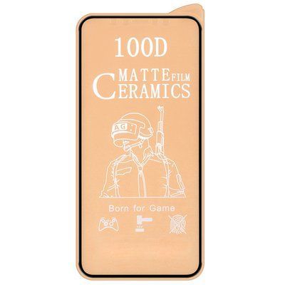 Захисна плівка Ceramics Matte 9D для iPhone 12 / 12 Pro Black 61346
