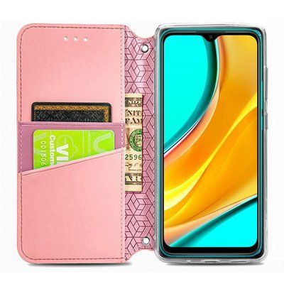 Чохол-книжка ETMA Mandal для Xiaomi Redmi 9 Рожевий 50054