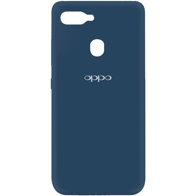 Чехол Silicone Cover My Color A для Oppo A5s / Oppo A12 Синий / Navy blue 45978