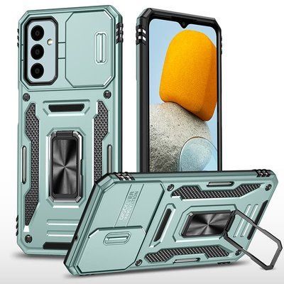 Протиударний чохол Camsh Army Ring Samsung Galaxy M34 5G Зелений / Light Green