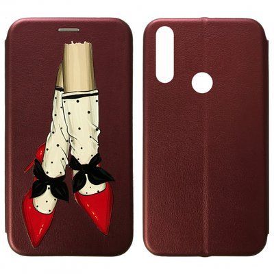 Чехол-книжка Class для Huawei P Smart Z Marsala Red Shoes 50486
