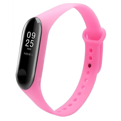 Ремешок Neon для Xiaomi Mi Band 5/6 Розовый 68436